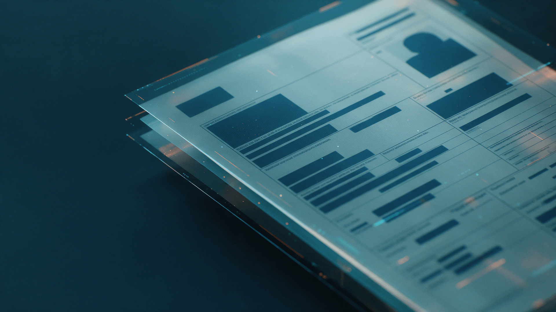 Document waarin persoonsgegevens visueel zijn afgeschermd